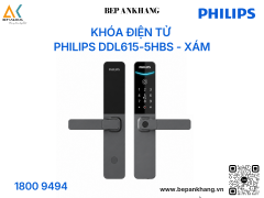 Khóa điện tử PHILIPS DDL615-5HBS - Xám